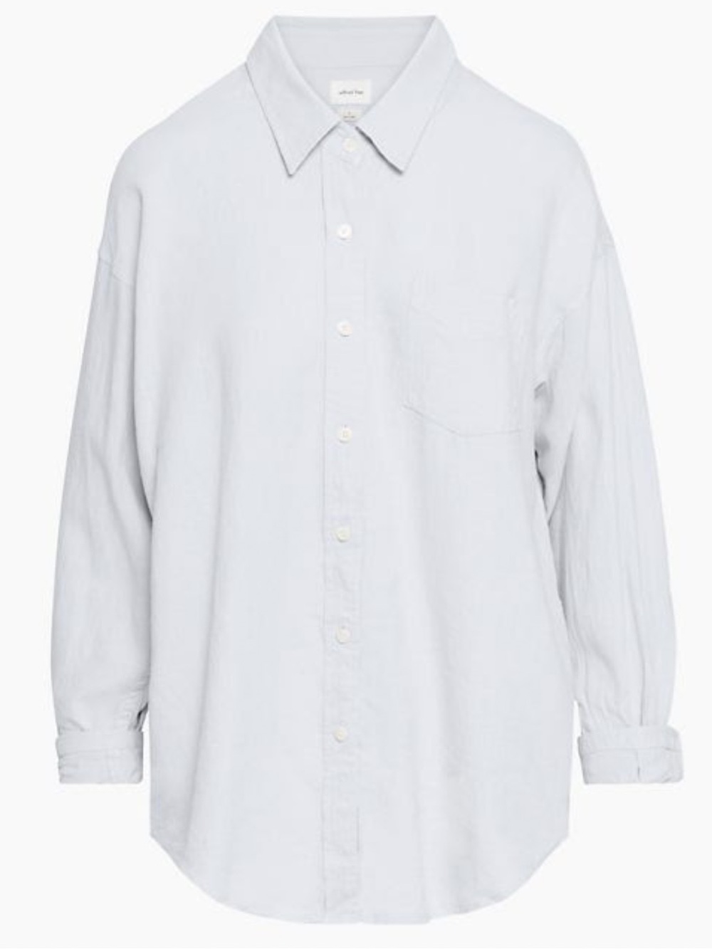 Wilfred Free Relaxed Linen Shirt in Cement Blue M